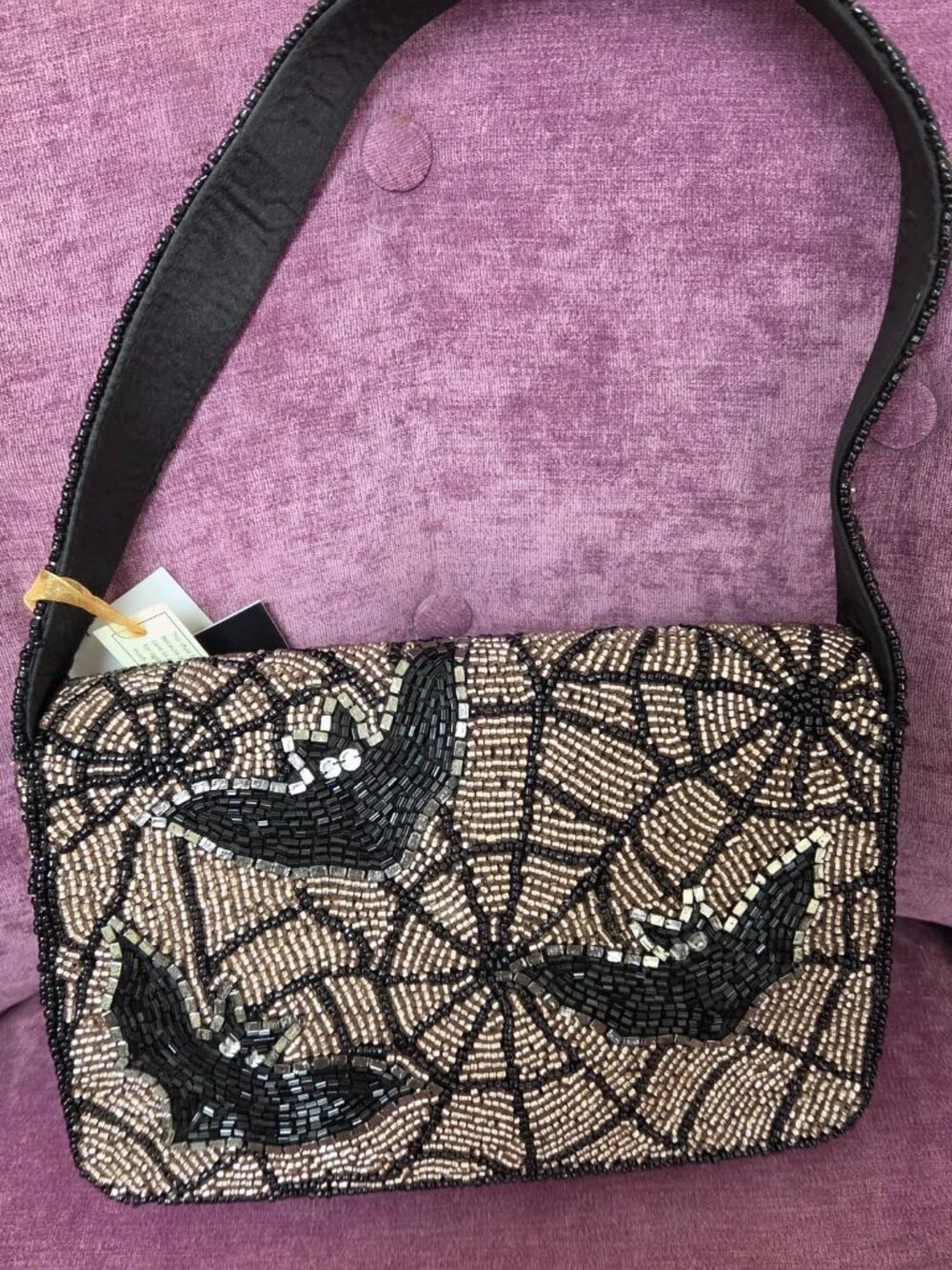 Beaded Bat Bag